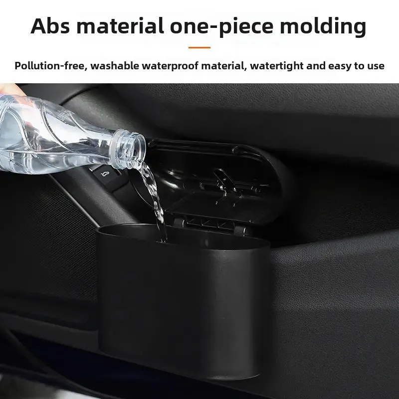 Car-Mounted Hanging Trash Can Multi-Functional Storage Box Practical Waste Bag Interior Vehicle Accessories