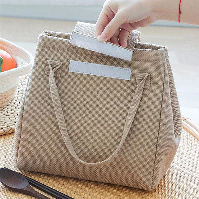 Sac à déjeuner isotherme pour femmes et enfants, glacière Portable, sac à  main, pour pique-nique, voyage, travail, nourriture - AliExpress