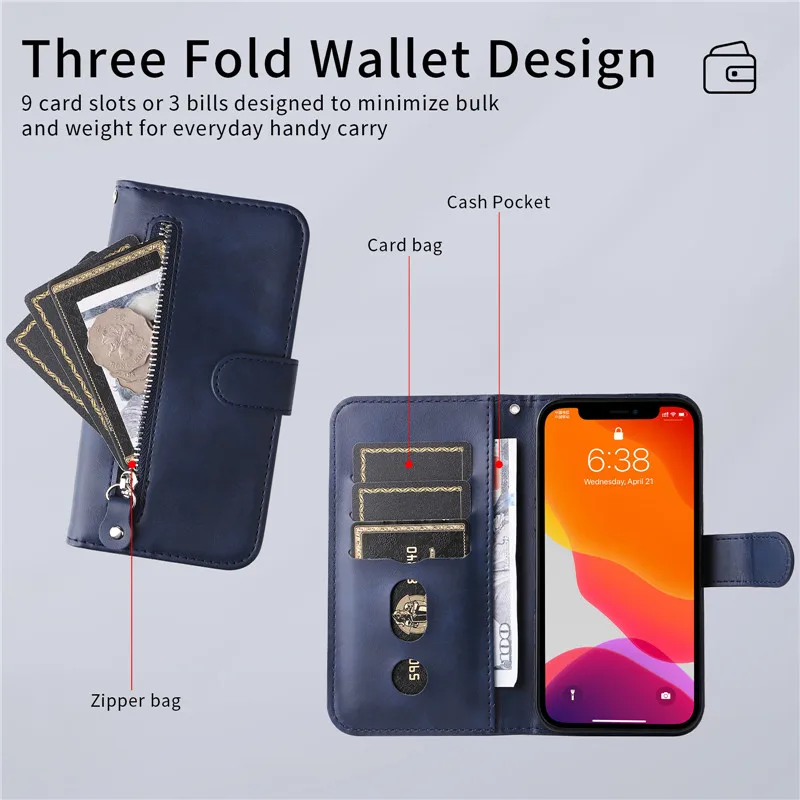 For OPPO A79 A78 A54 A74 A98 5G Phone Case Leather Card Back Funda Reno 10  Pro Plus 8 Lite 7 Z 8T A57 S 77 A94 74 98 18 38 Cover - AliExpress