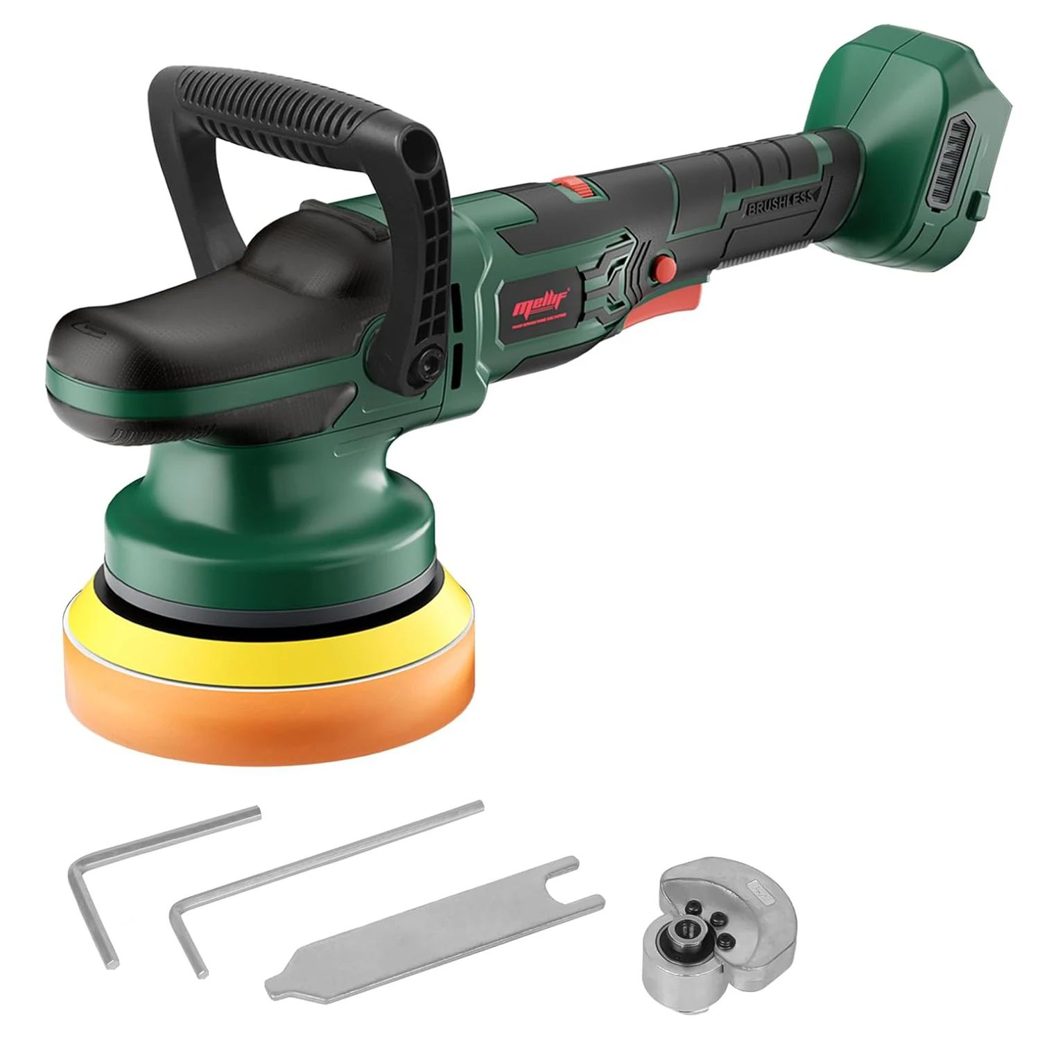 Car Polishing Machine for Makita 18V Battery Cordless Orbital polisher Brushless Motor 6-stage speed 5500 OPM(Tool Only) car polisher cordless car polisher