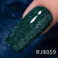 RS NAIL10ml Sparkling Gel Nail Polish Reflective Glitter Gel Semi Permanent Nail Art Varnish For Manicures Need Base Top Coat 1
