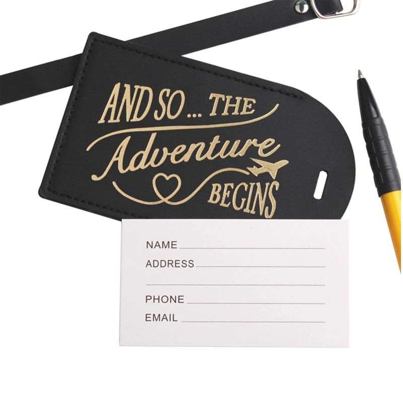 Luggage Tag Travel Suitcase Tags Name Phone Address Label Identifier Wedding Bridal Gift 3