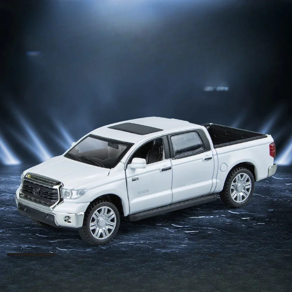 tundra 1枚 GCD 1:64 White Tundra Pickup Truck MK3 XK70 TRD Pro Model