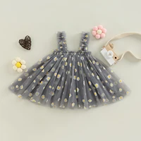 Ma & Baby 6M-5Y été enfant en bas âge enfant bébé filles robe en Tulle robes de marguerite pour les filles fête plage vacances vêtements D01 4
