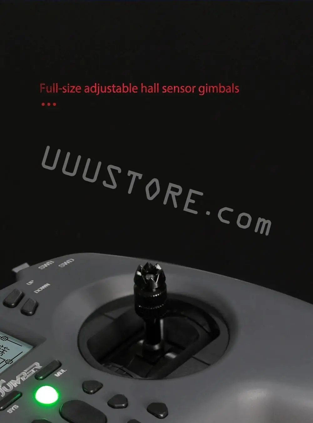 Jumper T-Lite V2 Transmitter - 2.4GHz 16CH Hall Sensor Gimbals Built-in ELRS/ JP4IN1 Multi-protocol OpenTX Transmitter for RC Drone Airplane FPV Remote Controller 12 Jumper T-Lite V2 Transmitter, Full-size adjustable hall sensor gimbals 2 3 UUUSTORE.com