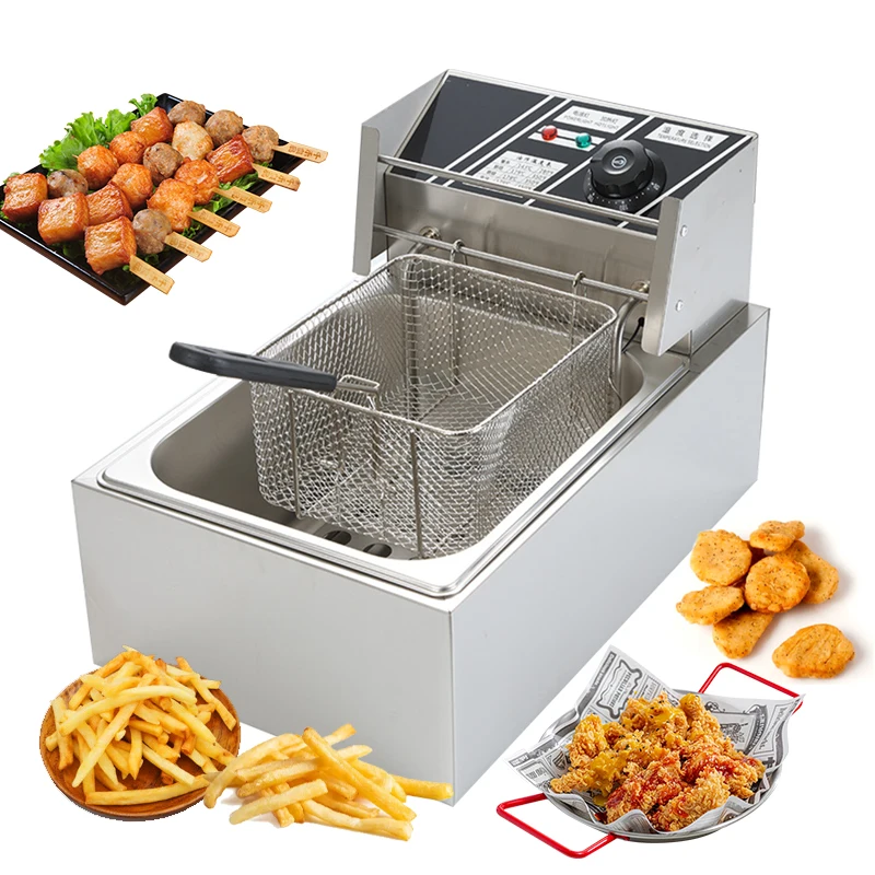 Factory Supply Pink Deep Fryer Electric Commercial Lpg Gas Deep Fryer Getra Gas Burger Grill With Deep Fry 4