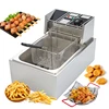 Factory Supply Pink Deep Fryer Electric Commercial Lpg Gas Deep Fryer Getra Gas Burger Grill With Deep Fry 4