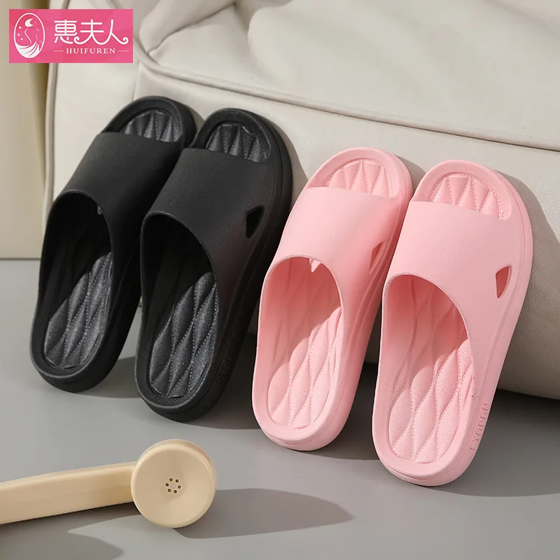 

Summer Cool Slippers Female Household Soft Bottom In The Bathroom Shower New Antiskid Indoor Outdoor Slippers For Men Summer