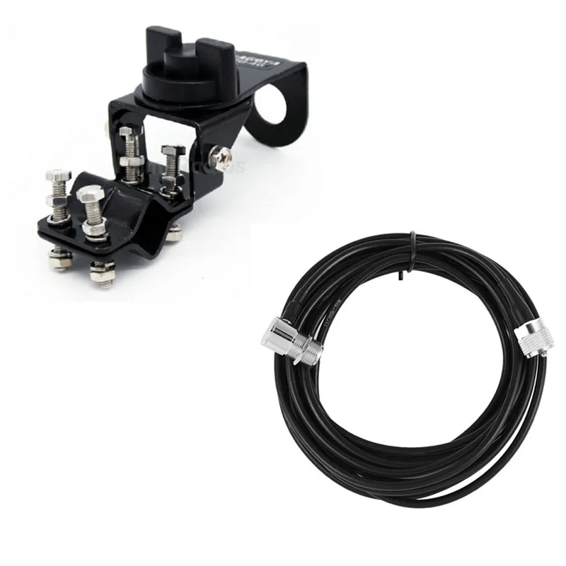 

Nagoya RB-46 Antenna Mount Bracket Clip RB46 with 5m Feeder Extension Cable For QYT KT-8900D BAOJIE BJ-218 TYT Mobile Car Radio