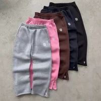 Streetwear Hoodie Sets Mens Y2K Straight Sweatpants Fashion Embroidery Logo Suits Casual High Street Couple Training Suit - Image 2
