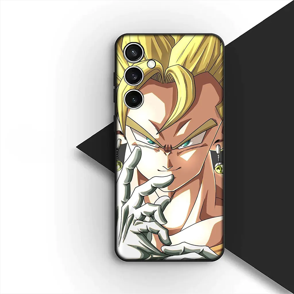 Dragon-Themed Soft Phone Cover - Goku & Friends Design