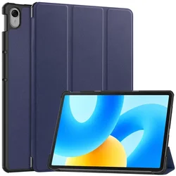 Enhanced Magnetic Tri-Folding Stand Smart Shell for Huawei MatePad 11.5 Tablet (DarkBlue)