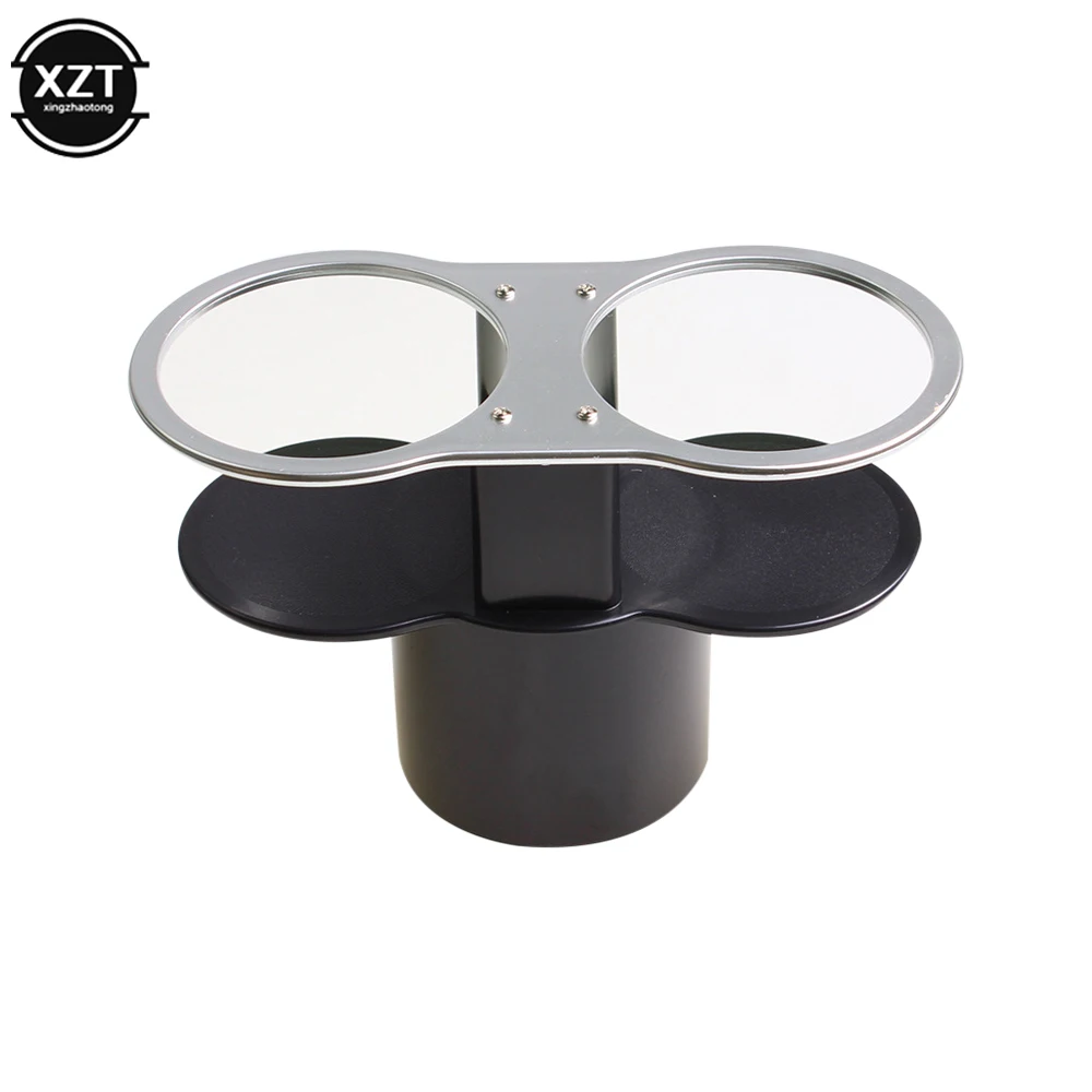 범용 자동차 컵 홀더, 더블 홀 음료 홀더, 자동차 마운트 홀더 스탠드, 자동차 브래킷 음료 홀더