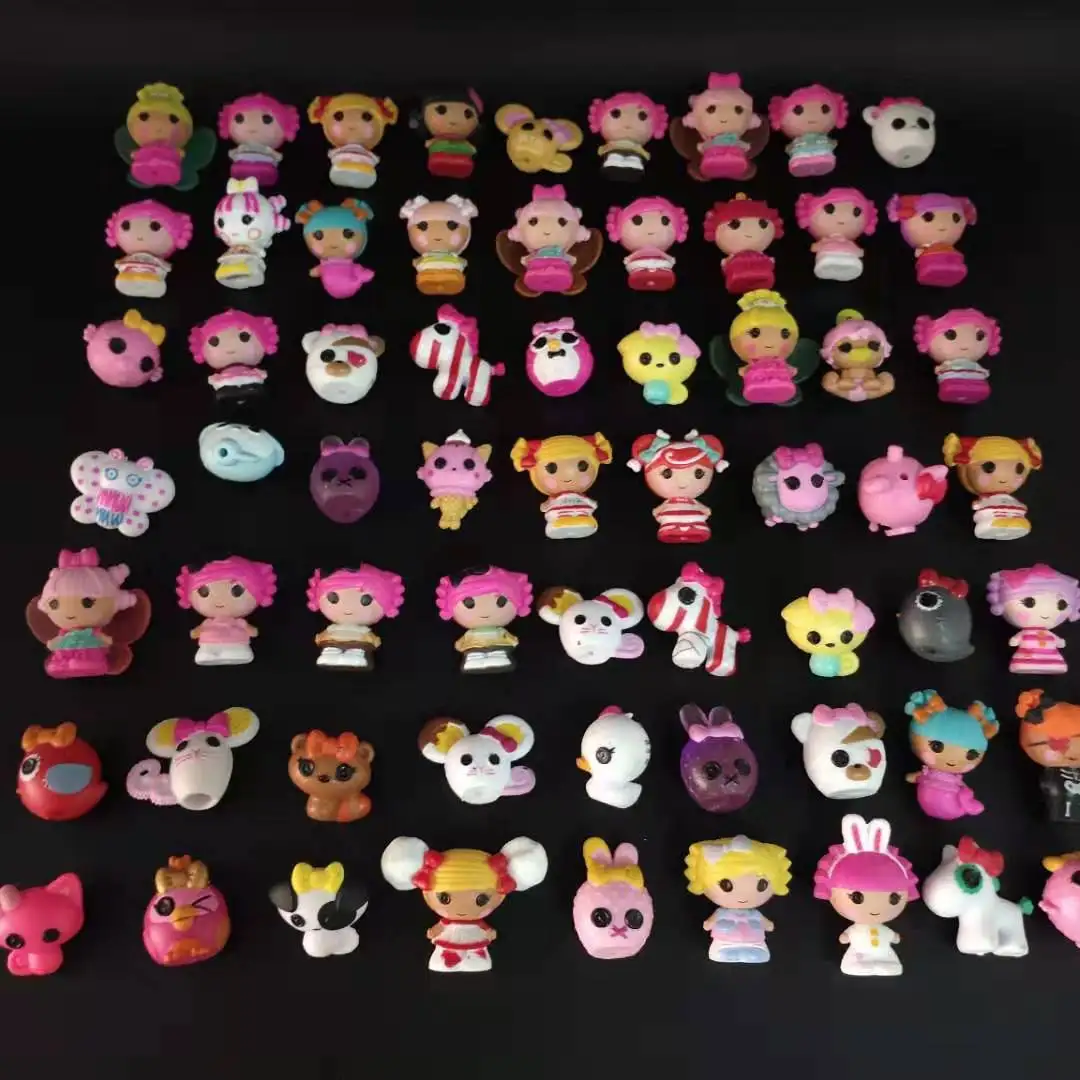 disney princess dolls Original Random Different 10Pcs/set Mini Lalaloopsy Doll and Pet PVC Gift for Children anime doll Dolls