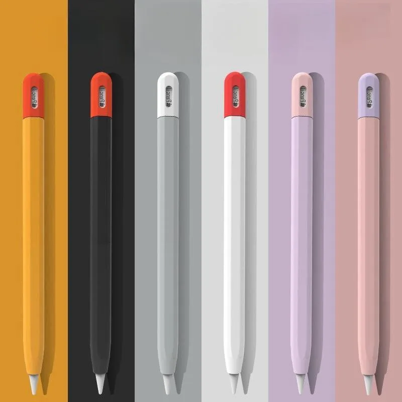 Case for Apple Pencil USB-C Tablet Stylus Protective Cover Soft Silicone Shockproof Non-slip