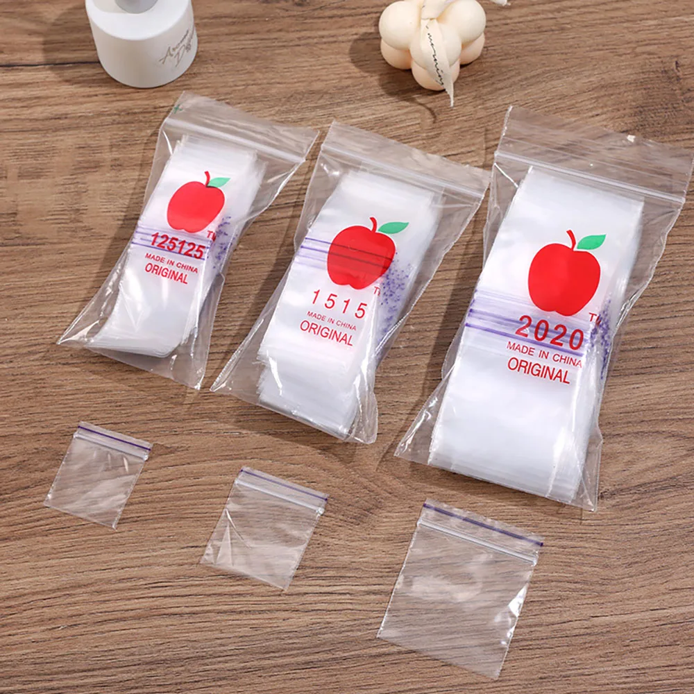 Thickened 10 Silk Purple Line Plastic Sealing Bag 3 Models and Sizes Available 100 Only Contain Deodorant and Moisture-Proo