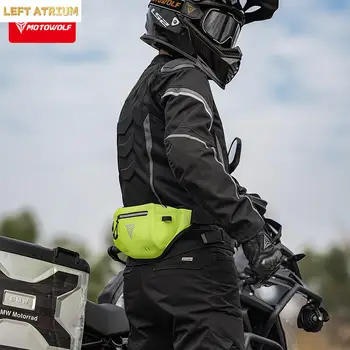 Waterproof Motorcycle Waist Bag Multifunctional Outdoor Motocross Cycling Pack Anti-Splash Premium Oxford Cloth 1