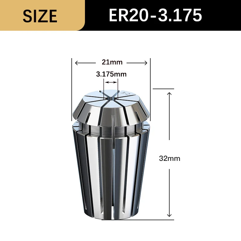 Portautensili Di Fresatura R8 Pollici ER32 6 Pez... - Grandado - Foto 8