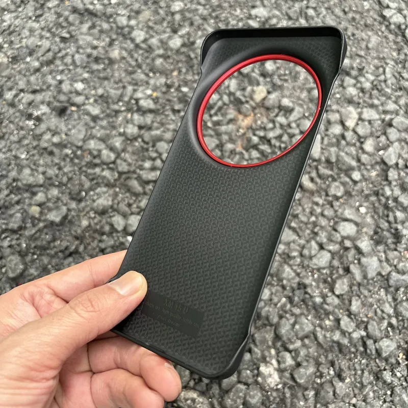 Frameless Slim Leather Texture Luxury Magnetic Half-Wrapped Hard Back Case