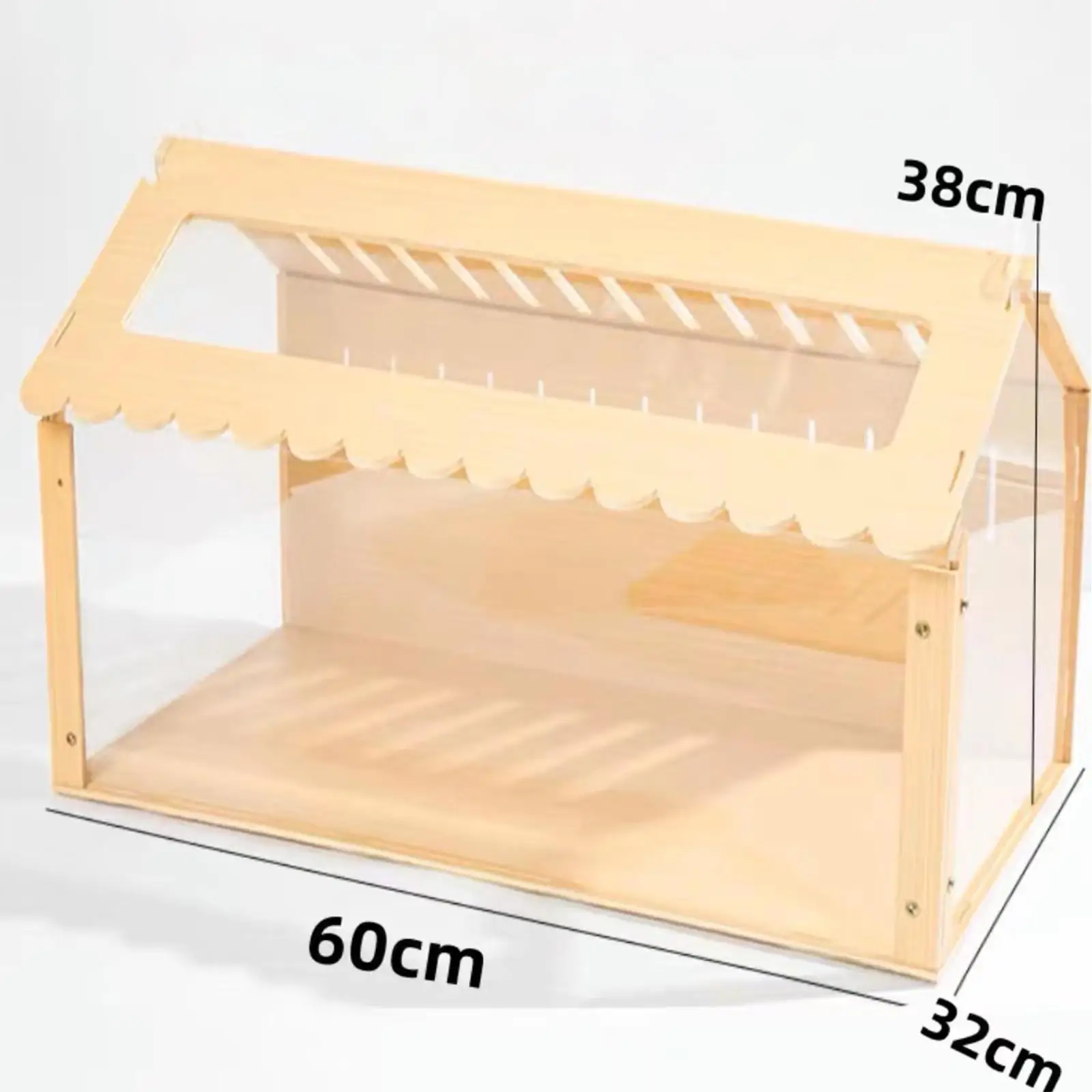 Hamster Hideout, Wooden Exercise Toy Tunnel, Assemble Shed with Fan, Mice, Rat Hamster Hideout, Wooden Exercise Toy Tunnel, Assemble Shed with Fan, Mice, Rat
