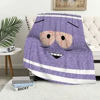Cartoon Funny Blanket Plush Nap Sofa rug for Living T-Towelie Room Warm Office Bedroom Birthday Home Travel Kid Gifts 1
