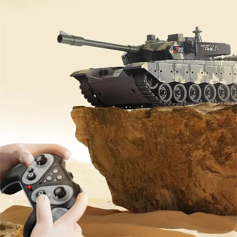 2.4G Remote Control Tracked Tank With Lights 5 11CH Remote Control Armored Vehicle Model Kids Toys Multiplayer Competition Game remote control vehicle remote control tank