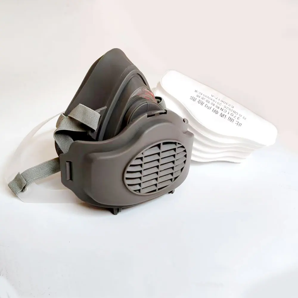 3200 Dustproof Half Mask Respirator Suitable For Spray Paint Carpentry Grinding House Decoration Filter Accessory