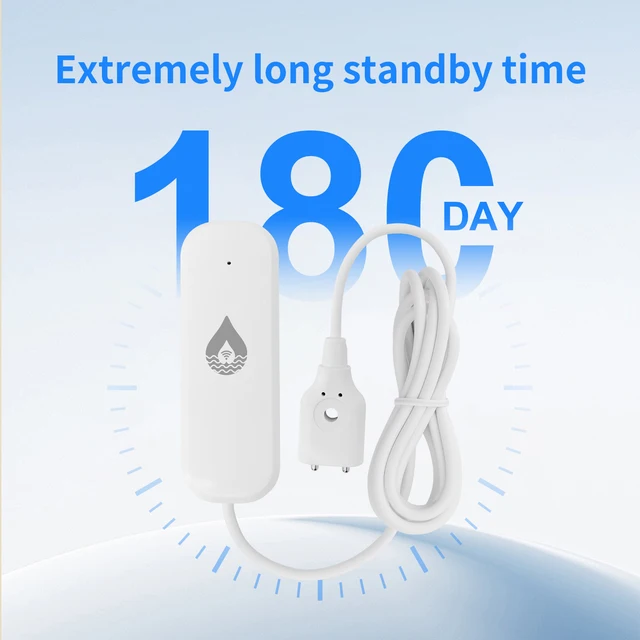 WiFi/Zigbee Water Leakage Sensor Home Alarm System Security Protection Water Overflow Level Detector Flooding Sensor 4
