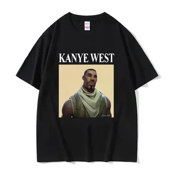 Funny Kanye West Meme T-Shirt Men's Vintage Hip Hop Rap Style Tshirt Men Women Short Sleeve T Shirt Streetwear 1