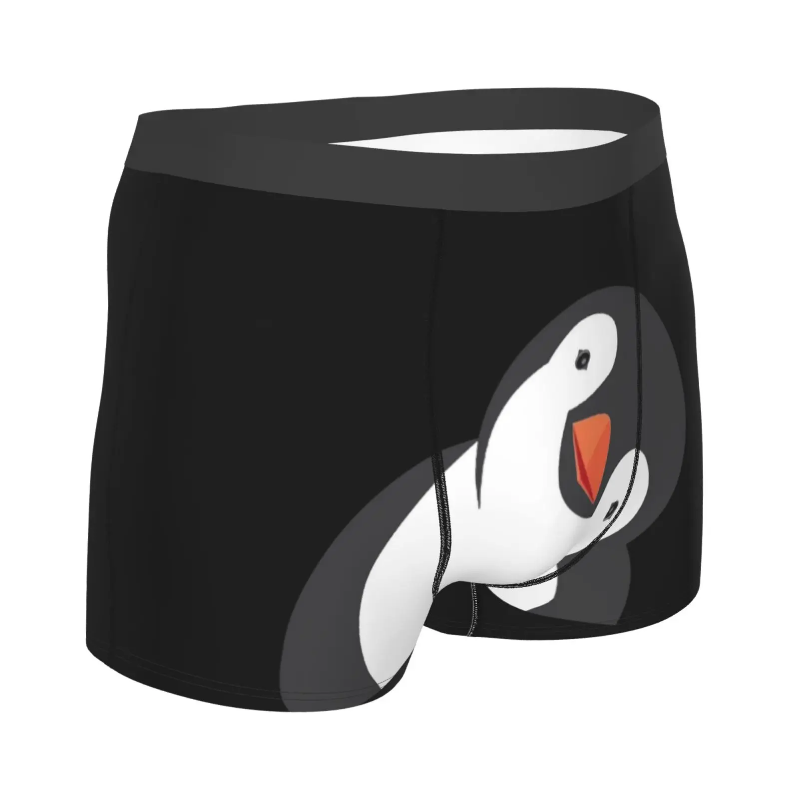 Cute Penguin Boys Underwear Funny Cartoon Animal Underwear for Men