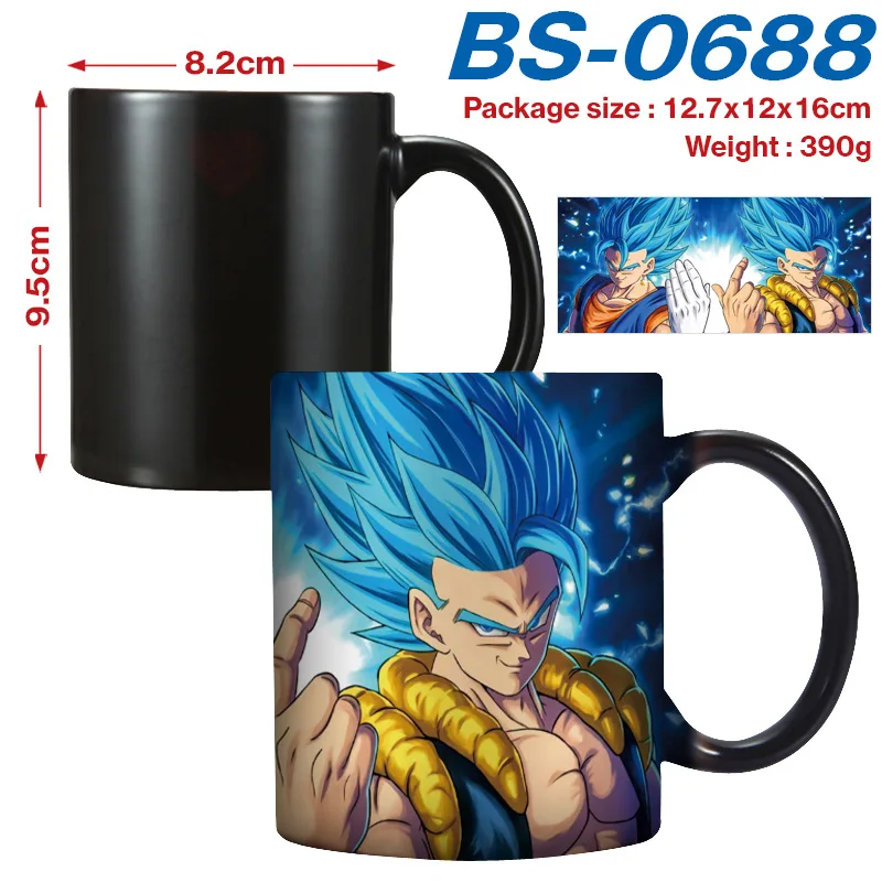 Dragon Ball periferiche ad alta temperatura cambia colore tazza in ceramica  tazza in porcellana tazza d'acqua Cartoon Anime tazza da tè tazza da caffè  - AliExpress