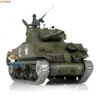 1/16 HENG LONG 7.0 Upgraded M4A3 Sherman RC Tank 3898 Metal Tracks Barrel Recoil Gearbox Idler Smoke Unit Engine Sound TH17673 3
