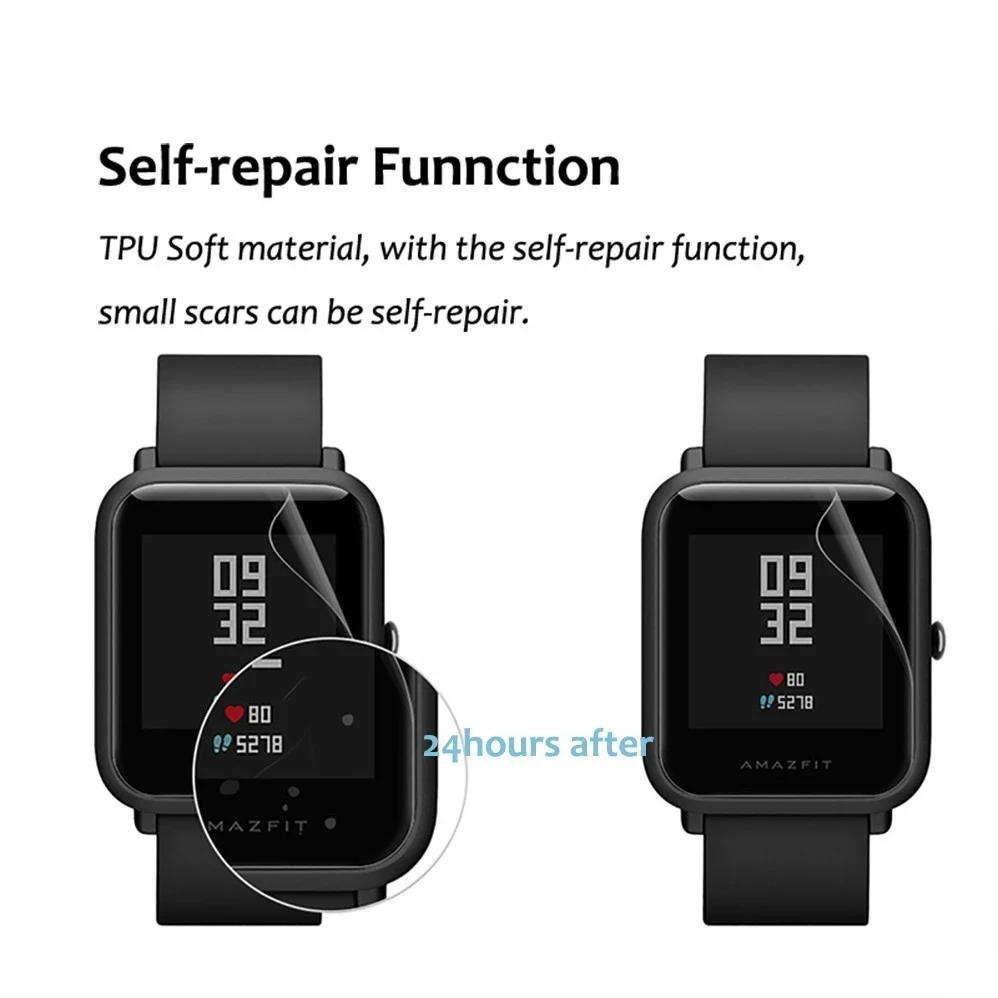 Soft Hydrogel Film for Xiaomi Amazfit GTR 4 3 2 2E POP Pro Screen Protector for Huami Amazfit GTS 2 4 Mini Bip S Protective film