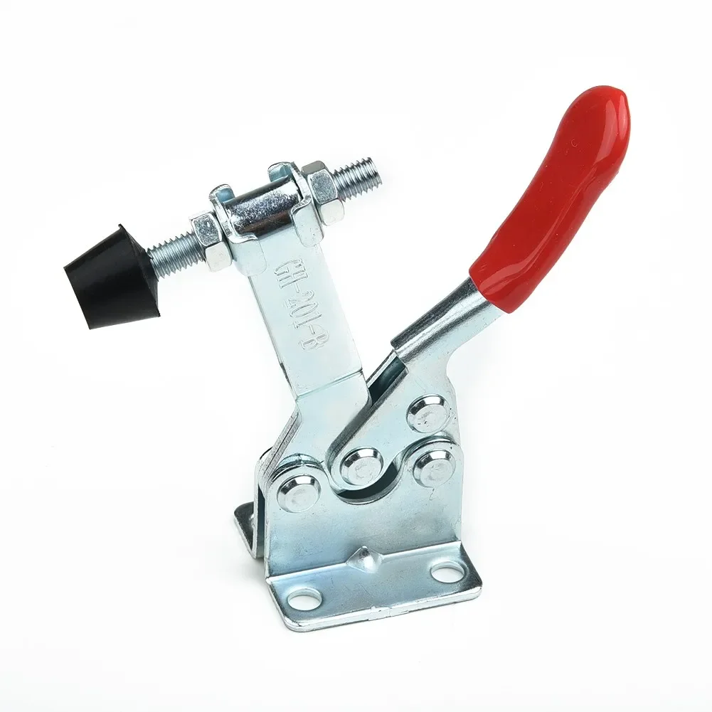 4PCS GH-201B Toggle Clamp 90kg Quick Release Horizontale Klemmen Verriegelung Hebel Verschluss Hand Werkzeug Holzbearbeitung Clip Werkzeug – Detail 9