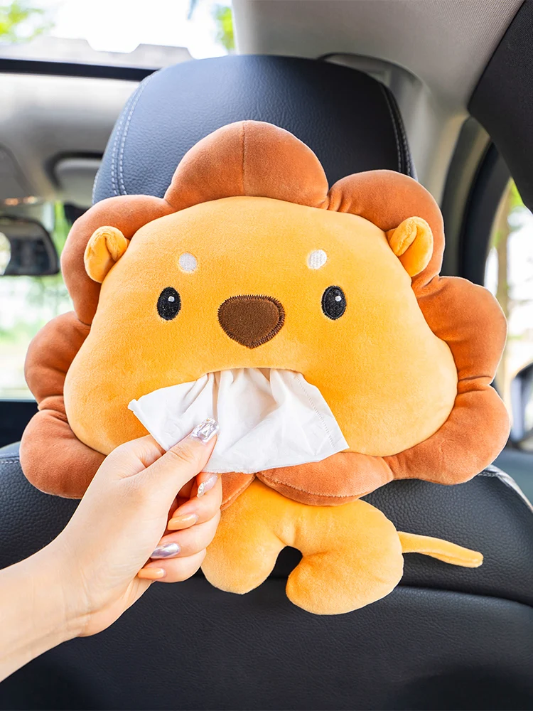 

(Factory direct sale) (Hot sale) Car tissue box Creative cute doll/Hangable tissue box