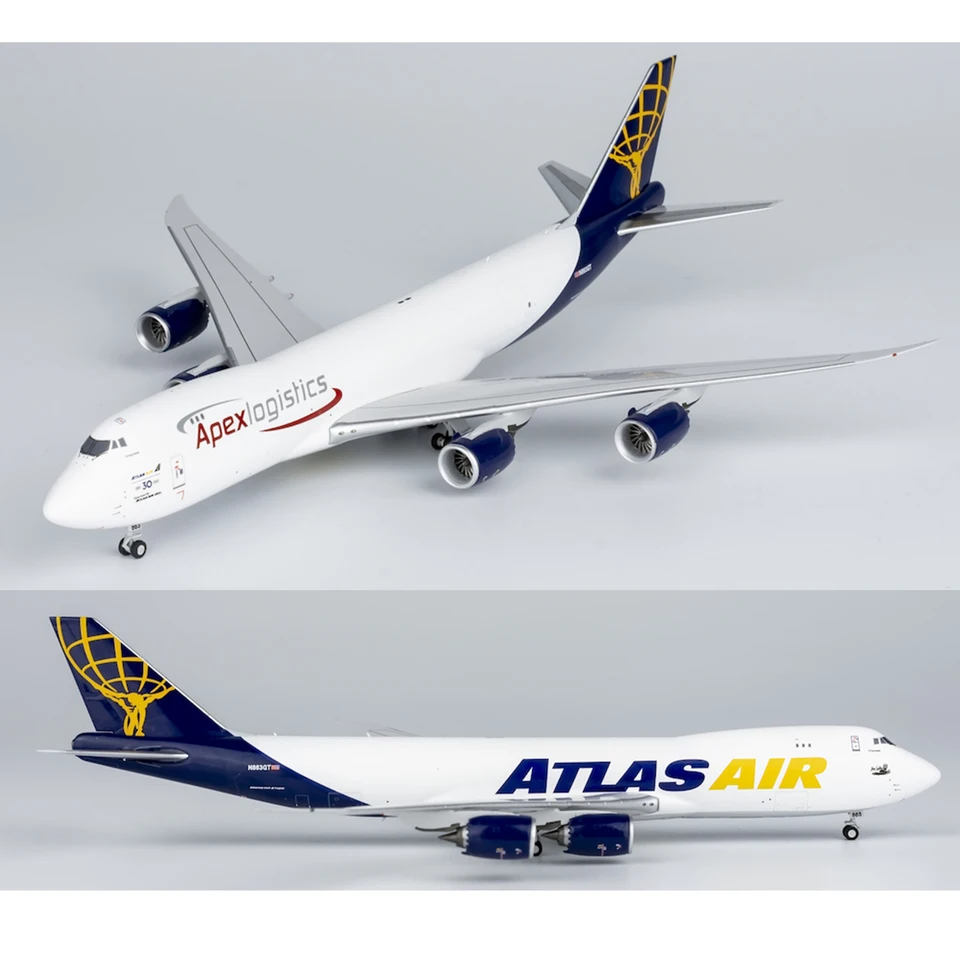 航空機・ヘリコプター 1/400 Gemini ATLAS Air B-747-8F N863GT 航空機・ヘリコプター 1/400 Gemini ATLAS Air B-747-8F N863GT
