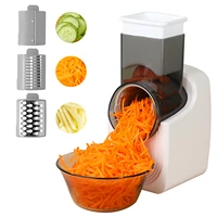 Electric Cheese Grater, Electric Slicer Shredder, Electric Vegetable Slicer Salad Maker, Fruit Cutter, Food Processor Spiralizer 1