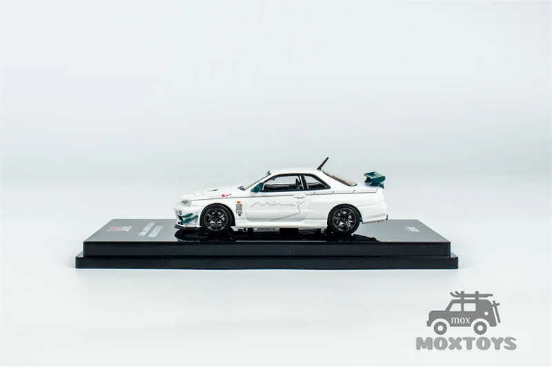 INNO 1:64 SKYLINE GT-R (R34) V-SPEC Tuned by MINE'S Diecast Model Car 3