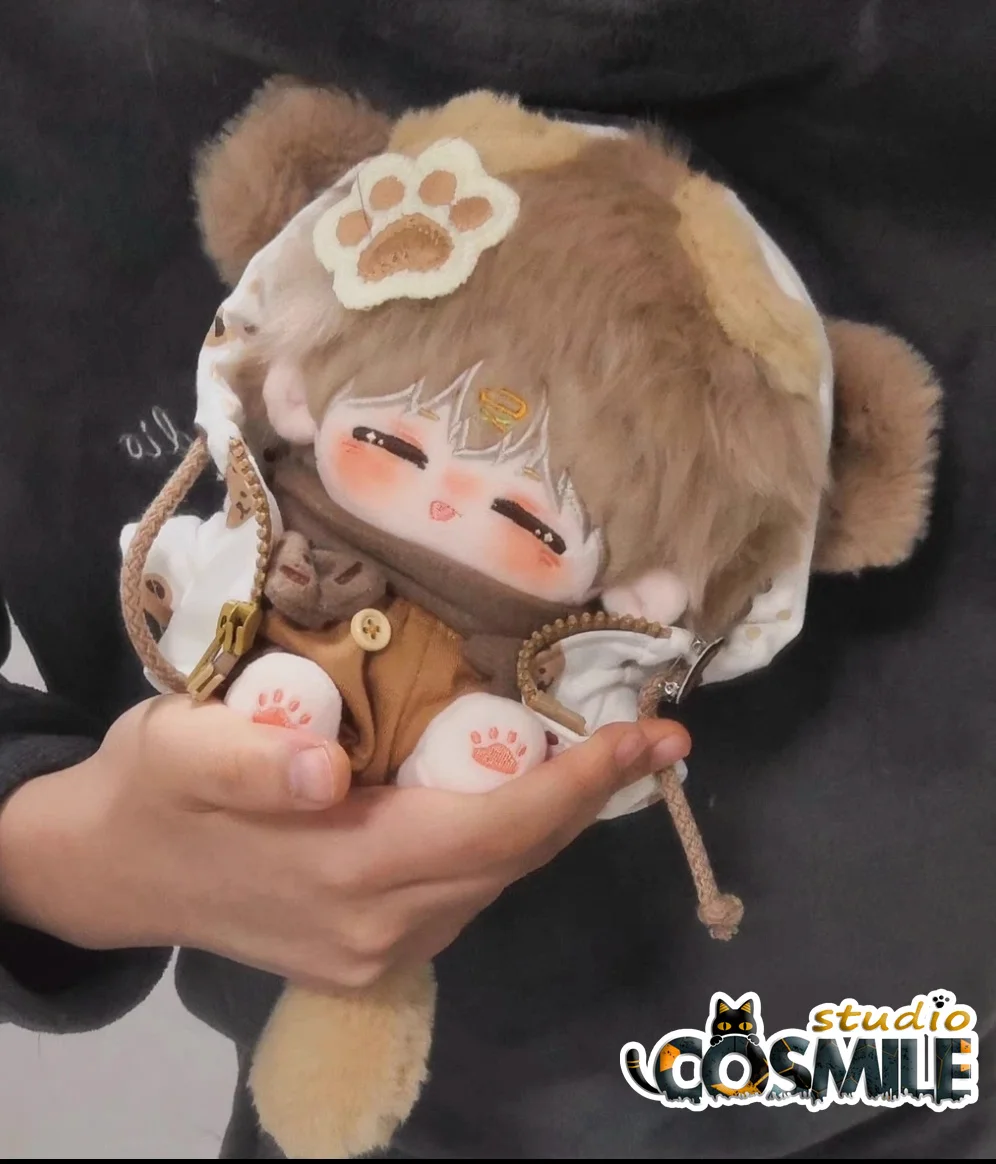 

No attributes Inu Dog Shikigami Beast Ears Yokai Monster Unique Stuffed Plushie Toy 20cm Plush Doll Body Dress up Gift Sa