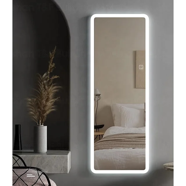 Smart Touch Wall-Mounted Full-Length LED Mirror 1