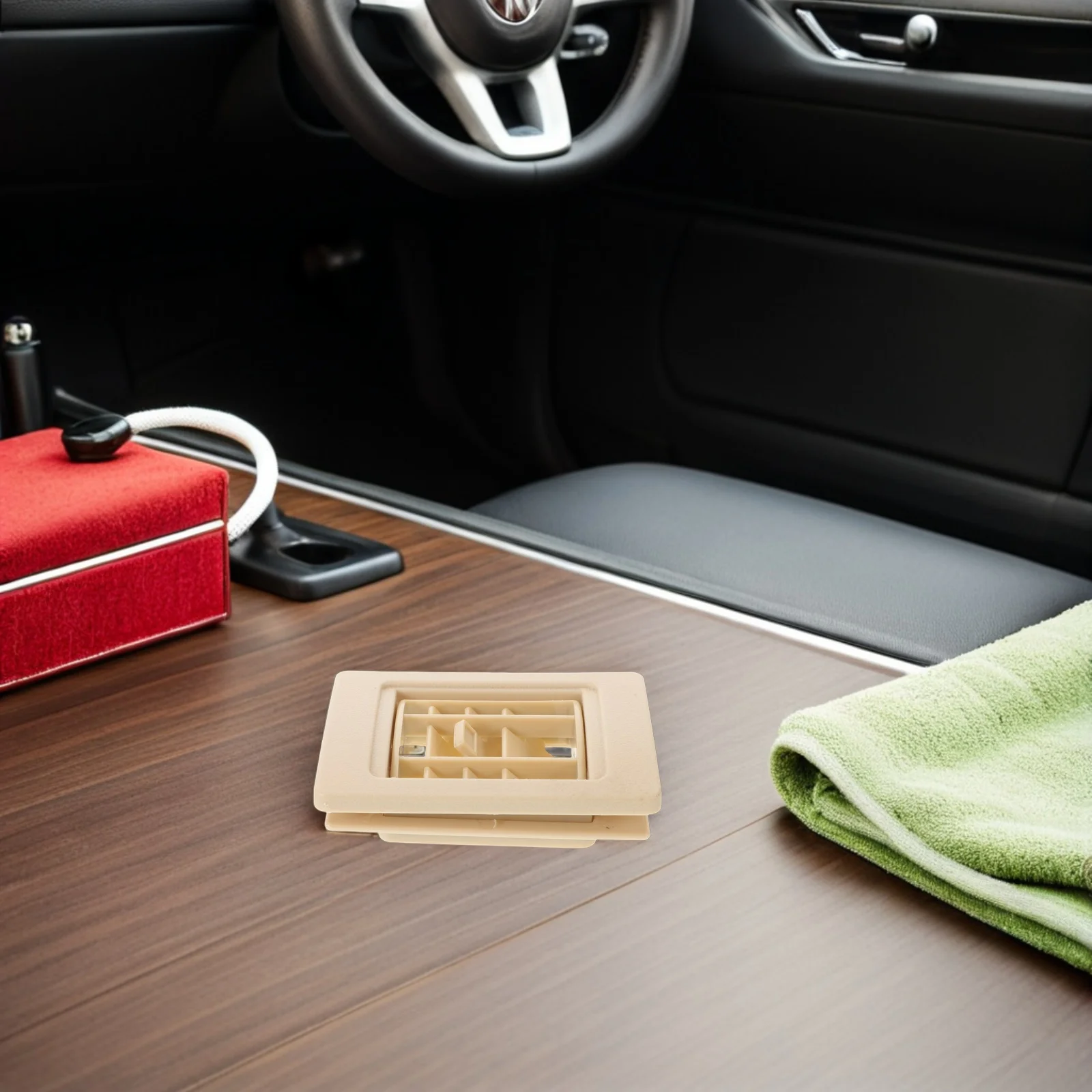 버스 에어컨 통풍구 내구성 있는 ABS 직사각형 대시보드 통풍 패널 범용 RV 에어컨 통풍구 그릴 자동차 대시보드용