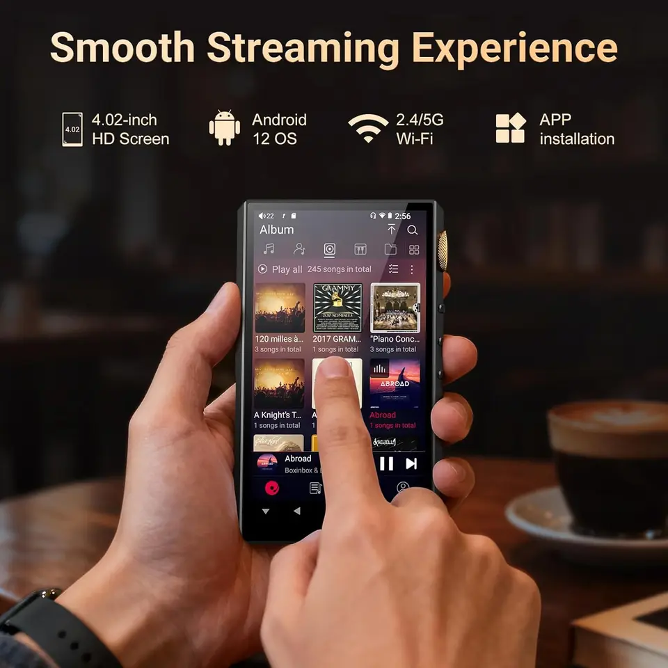 Oilsky 160GB HiFi ハイレゾ オーディオ プレーヤー、Bluetooth および