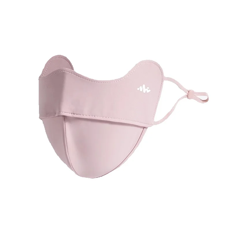 LazyZoom Sun Sunshade Ice Silk Oddychająca cienka maska na twarz 3D High Appearance do jazdy na rowerze z ochroną UV_voghion.com