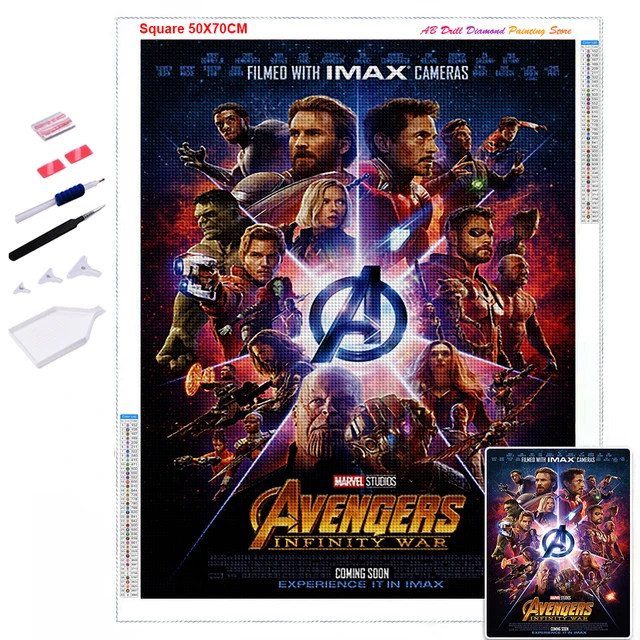 Diamond Painting Marvel Avengers  Diamond Painting Ab Avengers