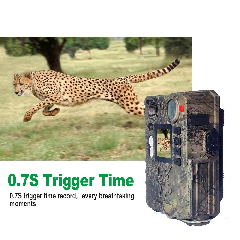 Boly BG410-DFP 100ft 0.7s BolyGuard Full Set Of Hunting Trail Game Scoutguard Cameras TF Card Batteries All Included Photo Traps