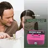 Key with Handle Lock Cash Box Metal Small Cash Storage Box with Handle with Lockable Cover Money Organizer Kids 3