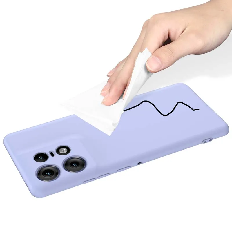 Premium Solid Color Liquid Silicone Anti-Fall Case with Lanyard