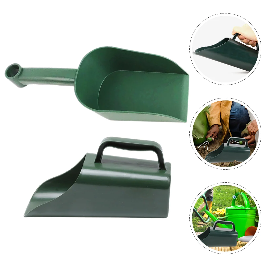 

2 Pcs Plants Soil Scoop Gardening Hand for Bonsai Plastic Succulent Planting