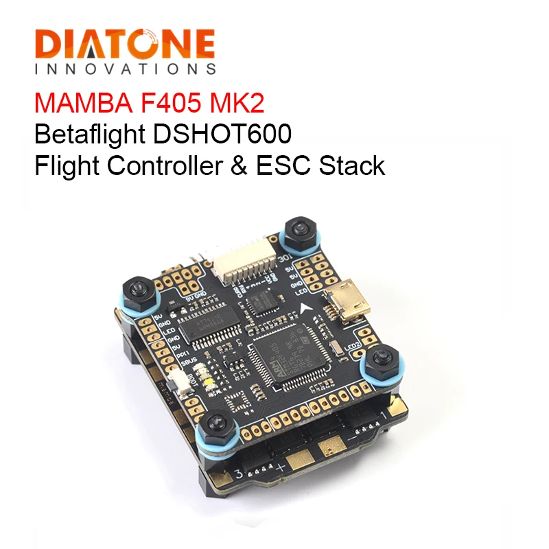 

Контроллер полета MAMBA F405 MK2 Betaflight и F40 40A 3-6S DSHOT600 FPV Racing Brushless ESC для радиоуправляемых моделей, аксессуары, запасные части
