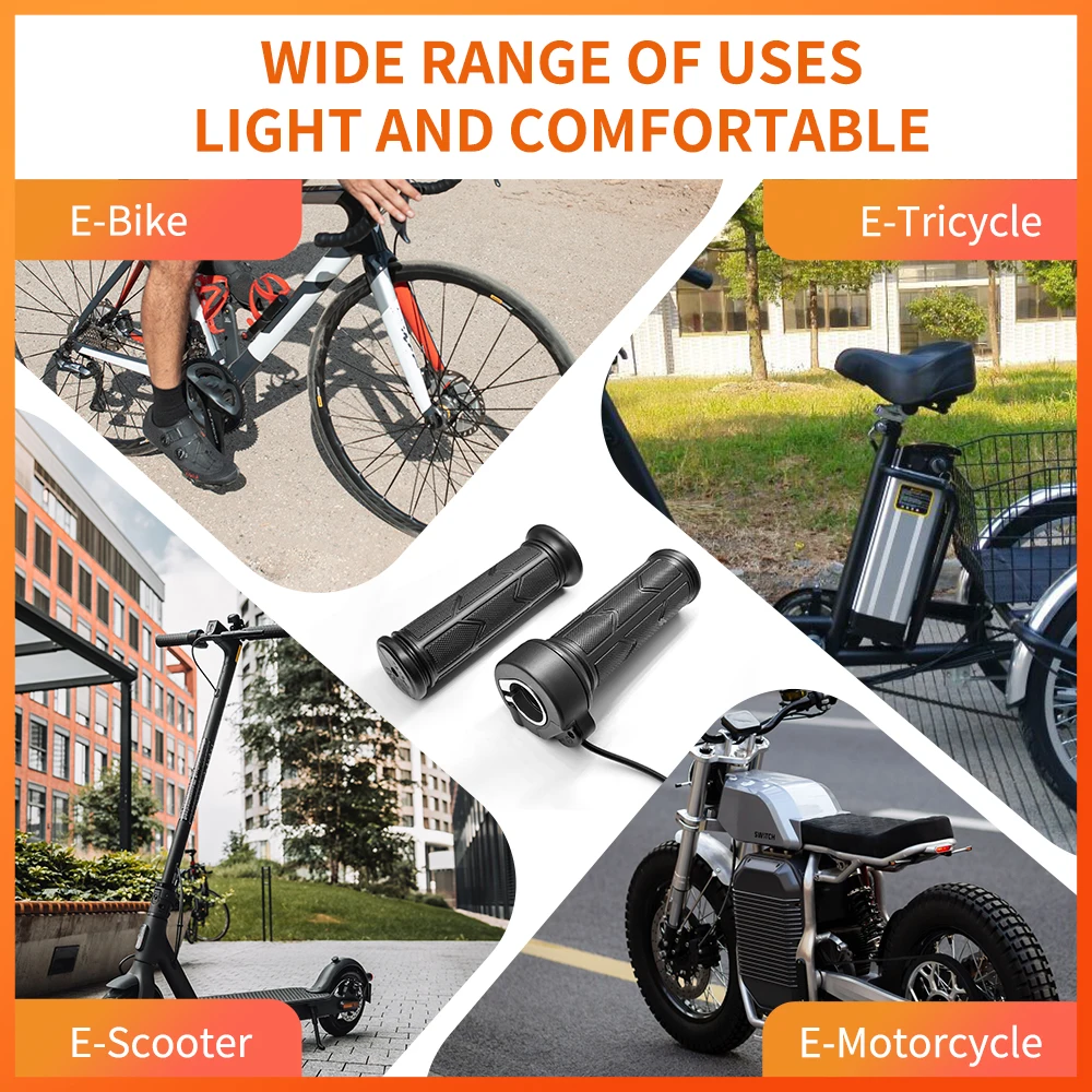 Electric Bicycle Right Handle Throttle Waterproof/SM Connector For E Bikes Electric Scooter electric bike throttle,electric bike parts,electric scooter parts